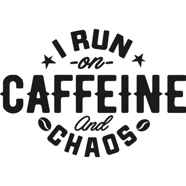 I run on caffeine SVG Thumbnail